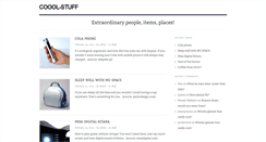 Desktop Screenshot of coool-stuff.com
